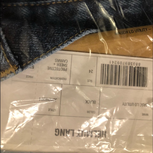 Helmet Lang BLUE Masc Lo Utility Jeans - Picture 3 of 4